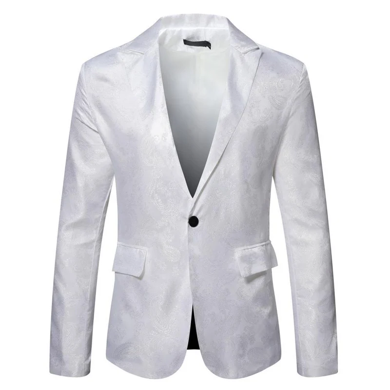 Herren eleganter Blazer mit Paisleymuster - Arvani