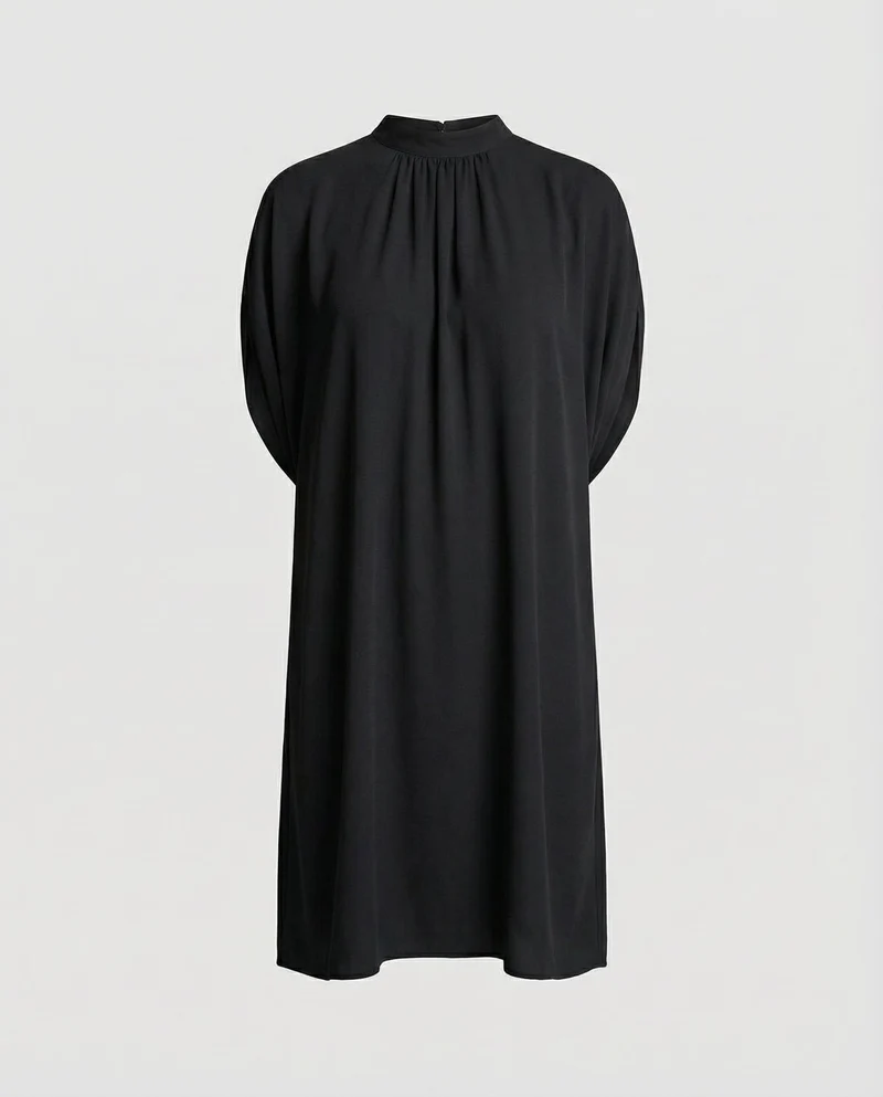 Modernes Damenkleid mit Fledermausärmeln - Arvani