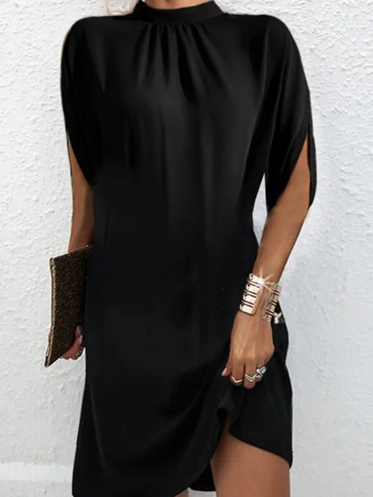 Modernes Damenkleid mit Fledermausärmeln - Arvani