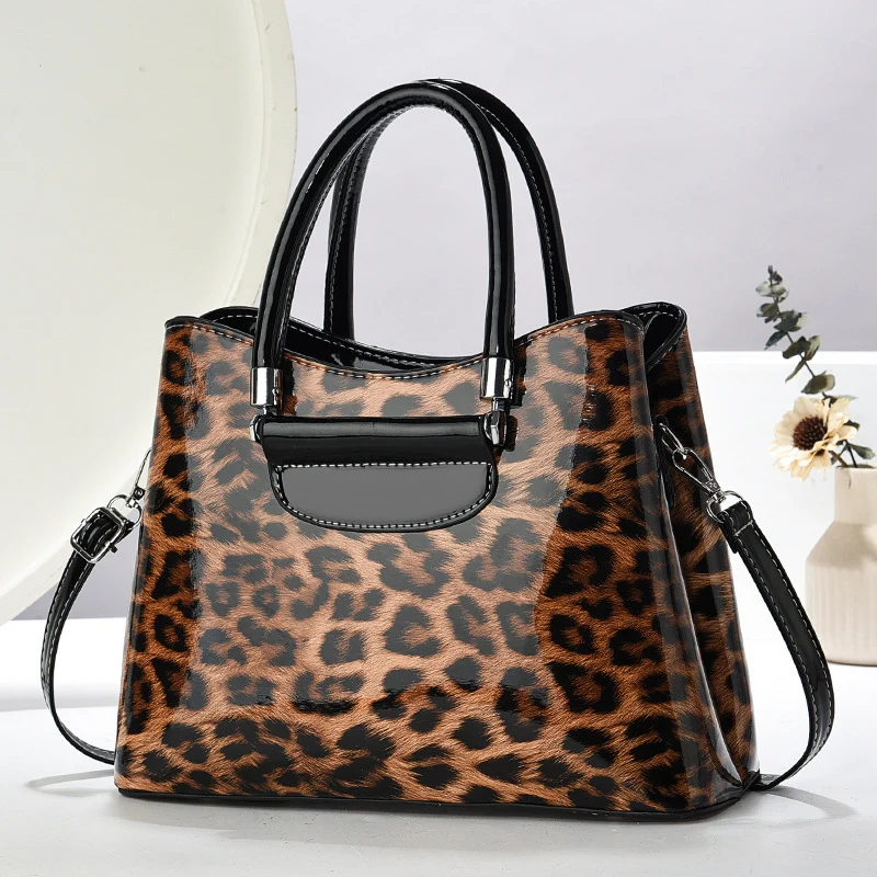 Damen Handtasche im modernen Leopardenmuster Nord Taschen