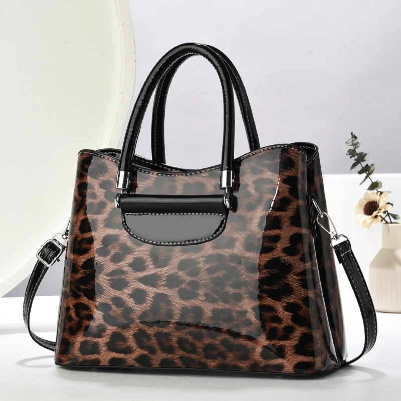 Damen Handtasche im modernen Leopardenmuster Nord Taschen