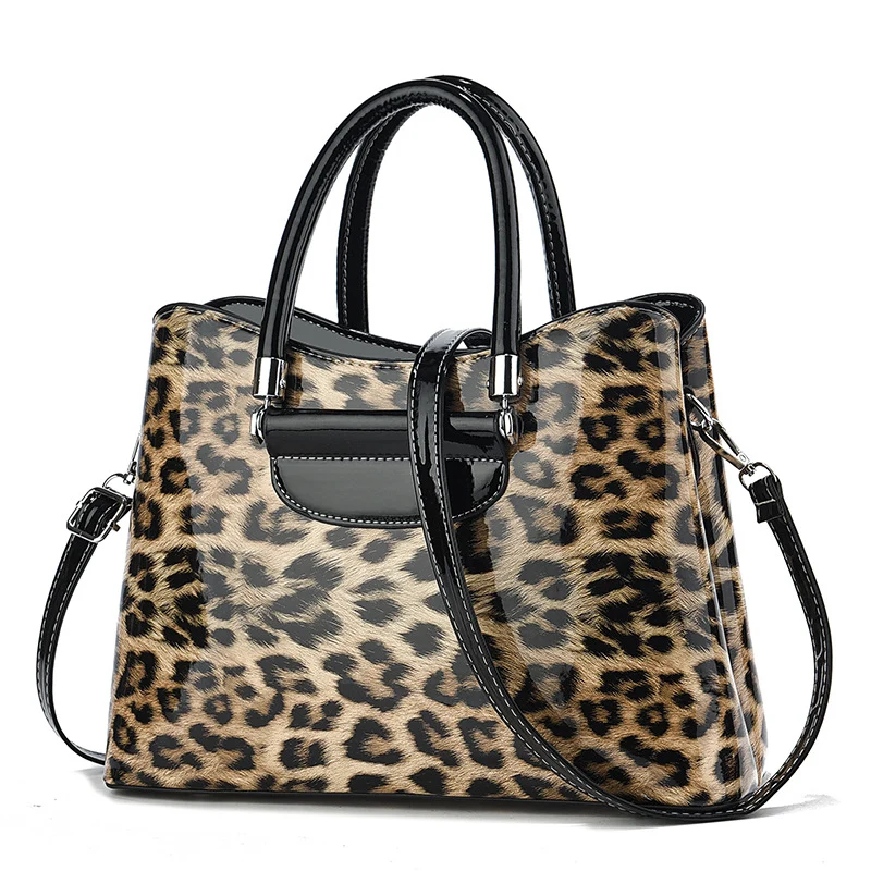 Damen Handtasche im modernen Leopardenmuster Nord Taschen