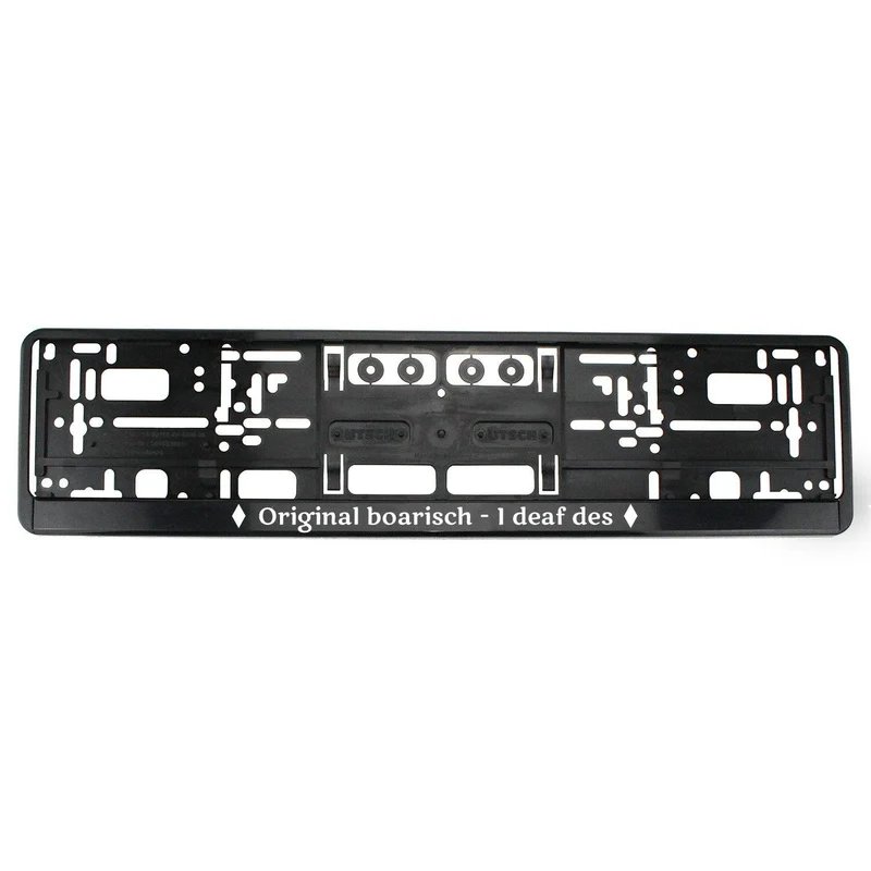 Kennzeichenhalter "Original boarisch – I deaf des"