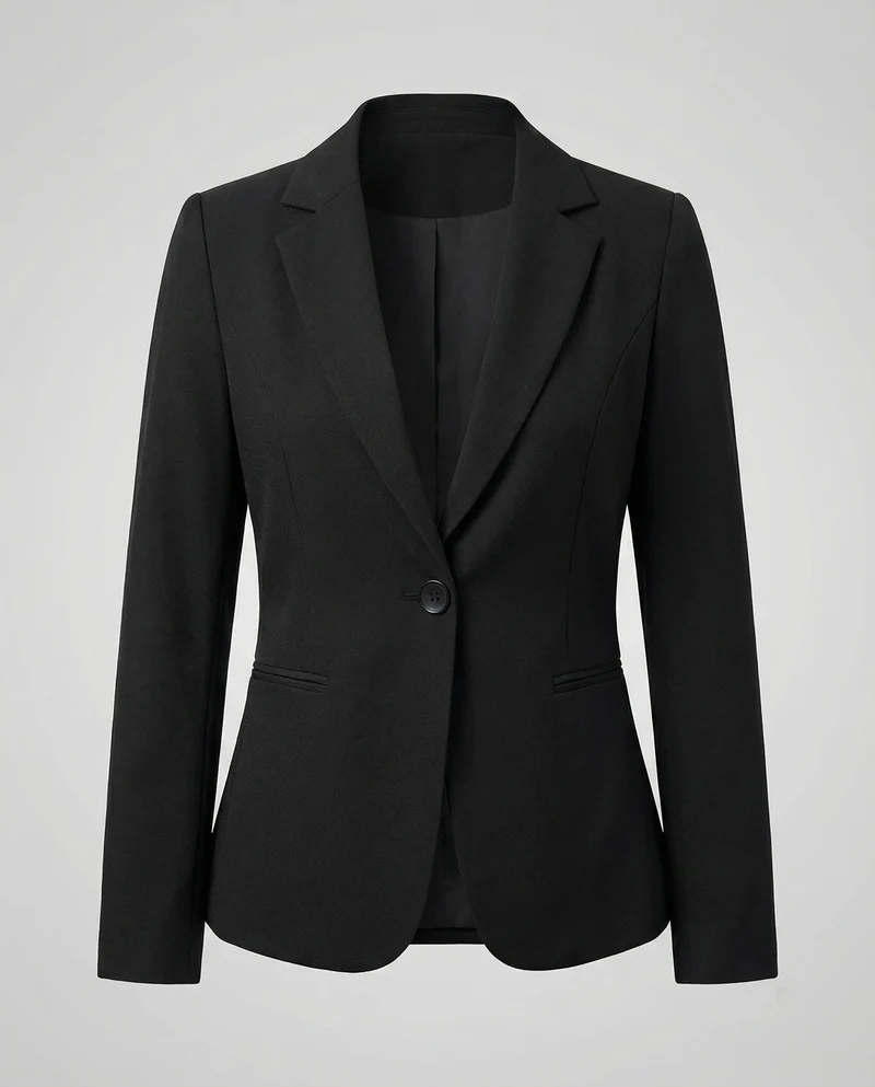 Damen Klassische Prinzessnähte Business-Sakko - Arvani