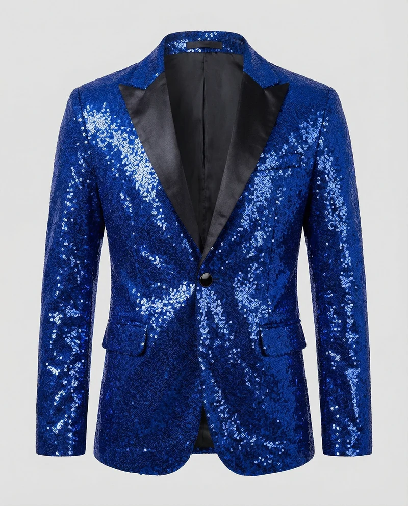 Glamouröser Pailletten Blazer