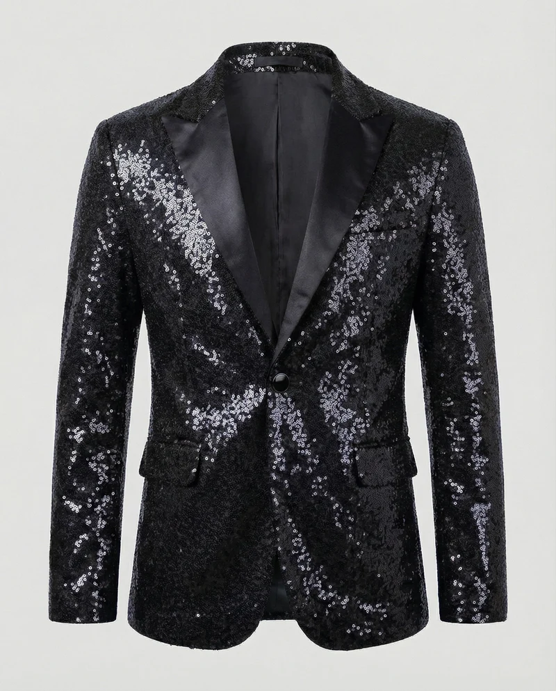 Glamouröser Pailletten Blazer
