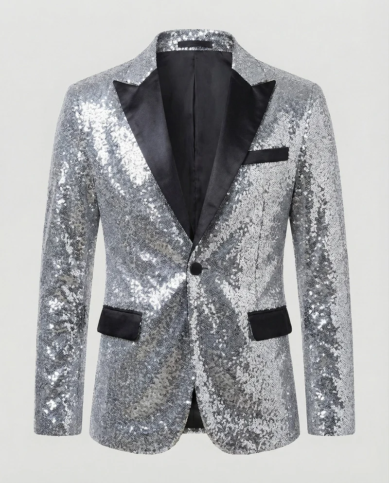 Glamouröser Pailletten Blazer