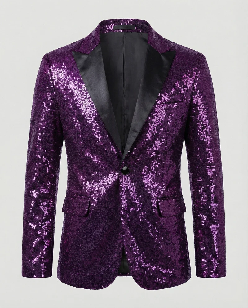 Glamouröser Pailletten Blazer