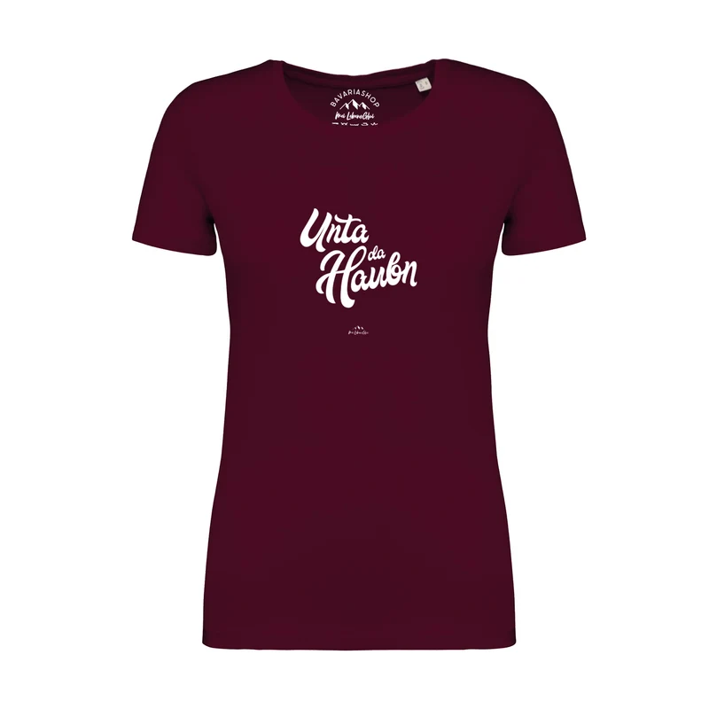 Damen T-Shirt "Unta da Haubn"