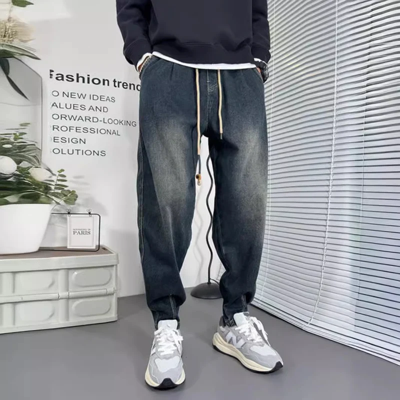 Herren Einzigartige Ripped Denim Jeans Nord Taschen