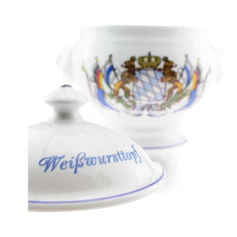 Weißwursttopf mit Wappen