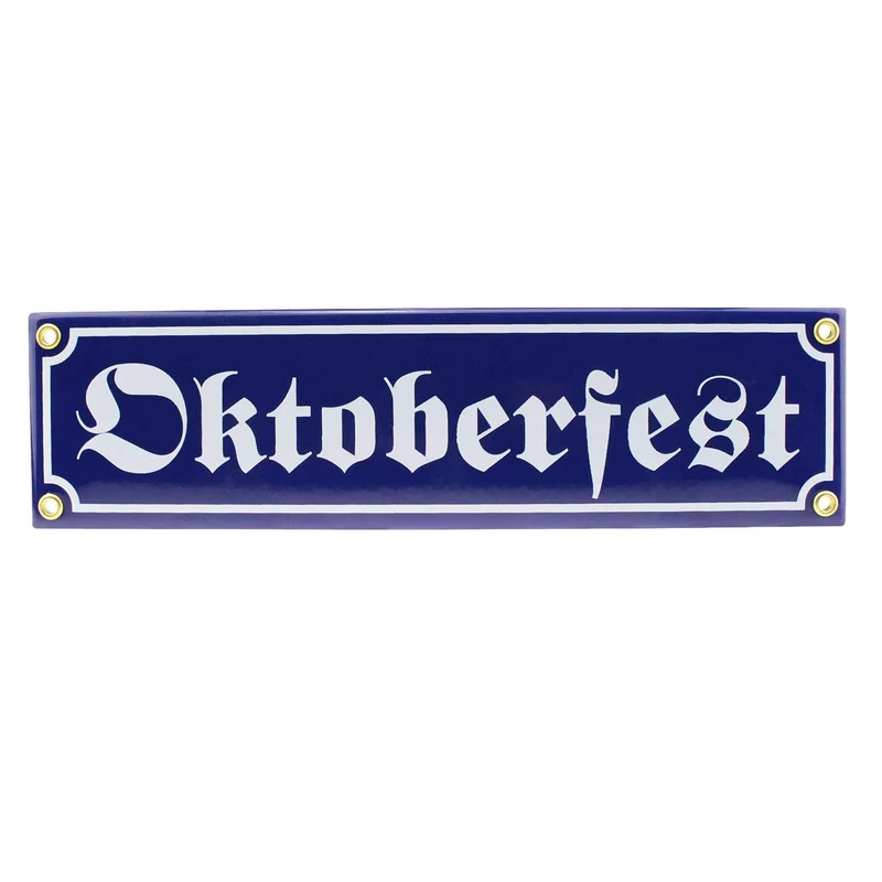 Emaille-Schild "Oktoberfest"