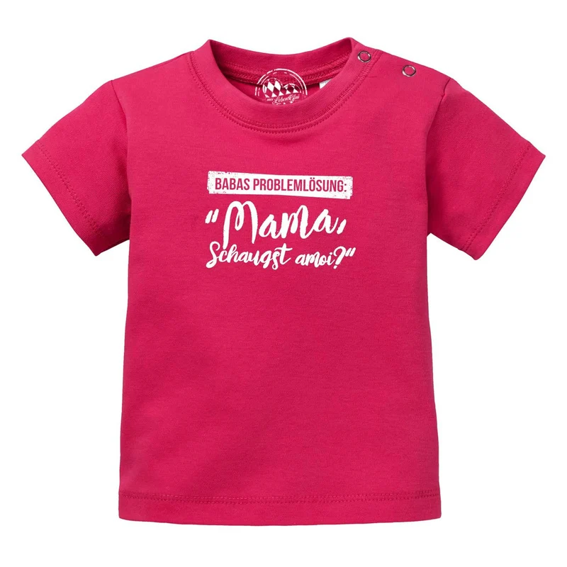 Baby T-Shirt "Babas Problemlösung…"