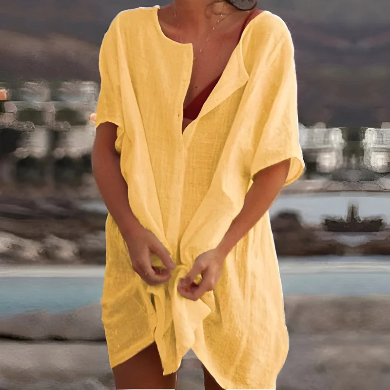 Leichtes Sommerkleid Aus Baumwolle