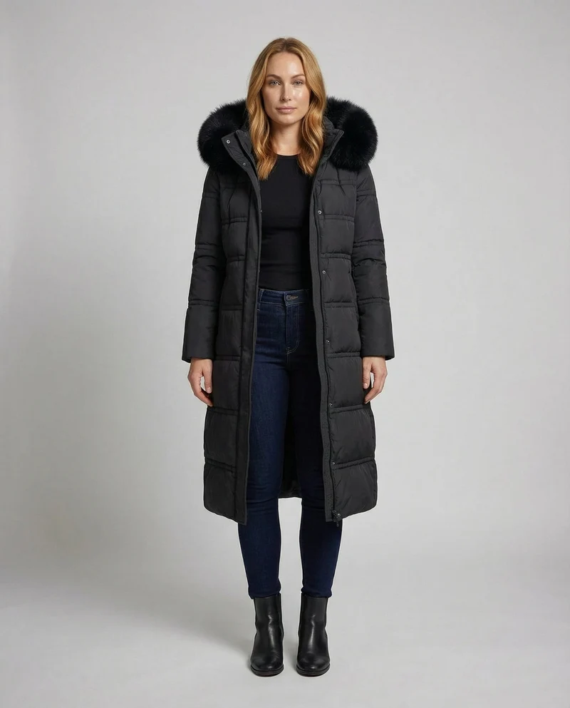 Taillierter Wintermantel Damen