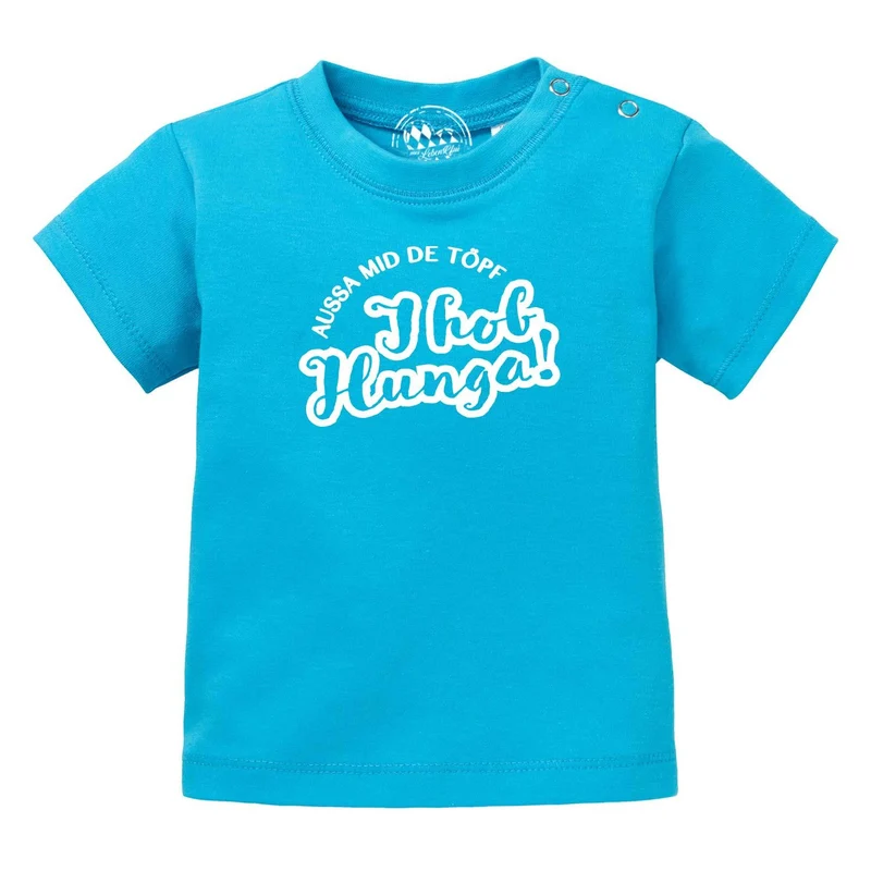 Baby T-Shirt "Aussa mid de Töpf…"
