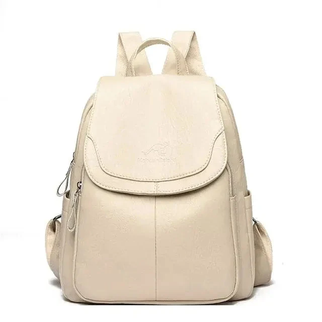 Anti Diebstahl Rucksack Aus Leder