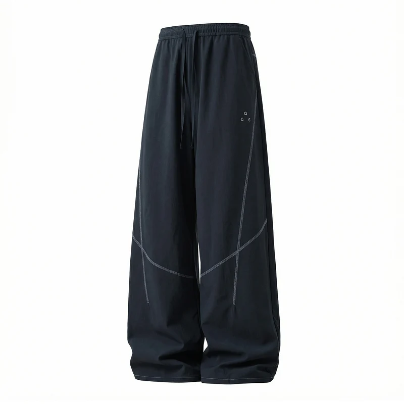 Unisex Weite technische Ballonhose mit elastischem Bund und Tunnelzug Nord Taschen
