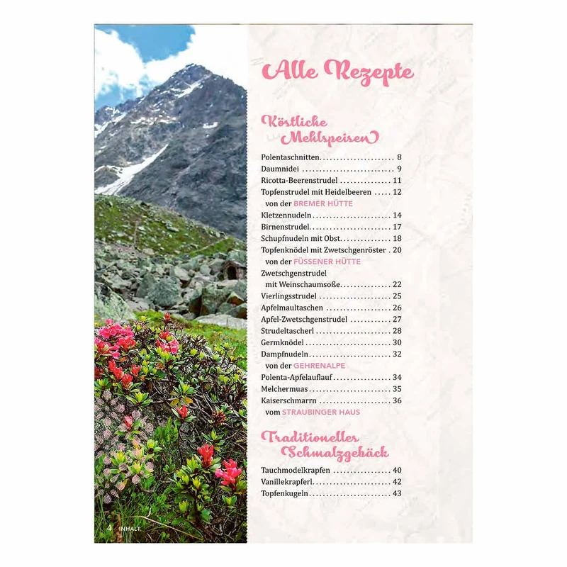 Süße Alpenküche