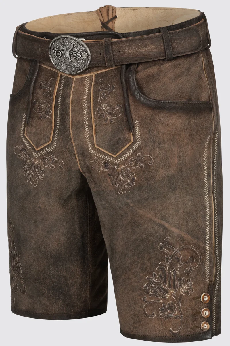Herren Lederhose - ARIJUS - Trachtenhose - Krüger Buam - 099610-000-0007