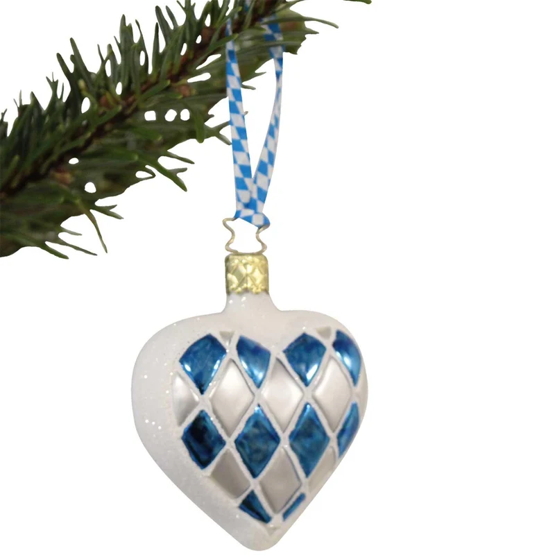 Christbaumschmuck "Bayrisches Herz"