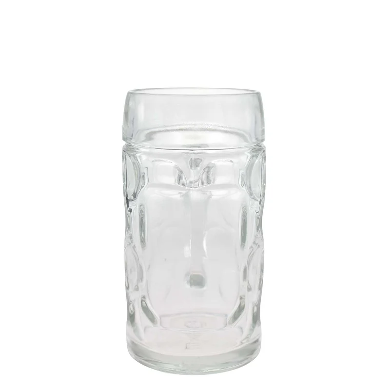 Glas Maßkrug mit Logodruck