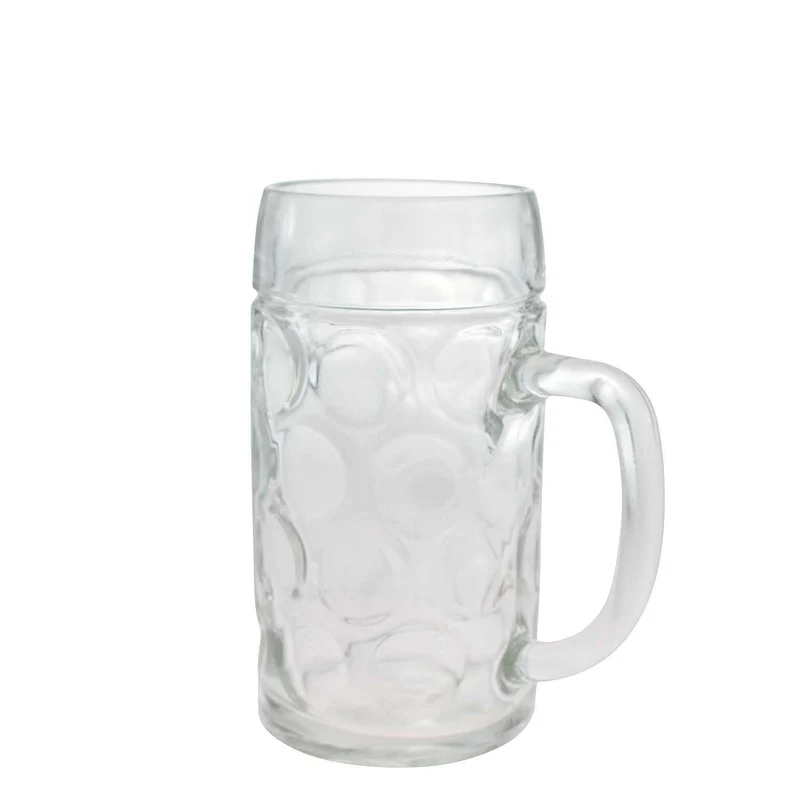 Glas Maßkrug mit Logodruck