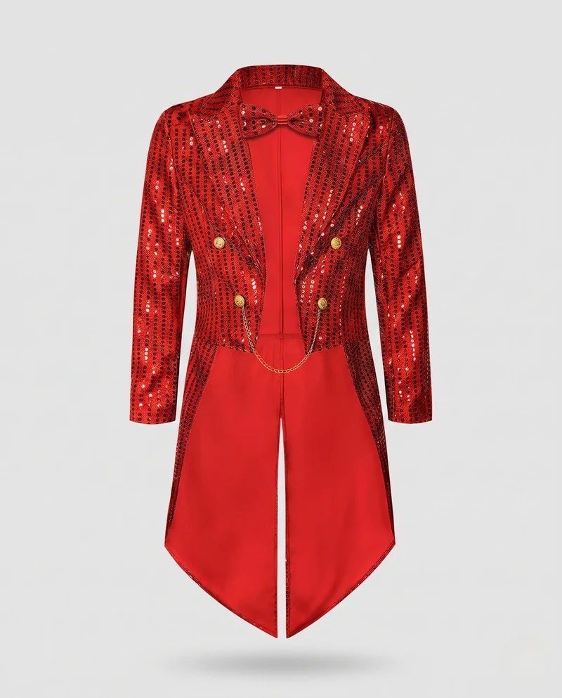 Frauen festlichen Glitzer Blazer Nord Taschen