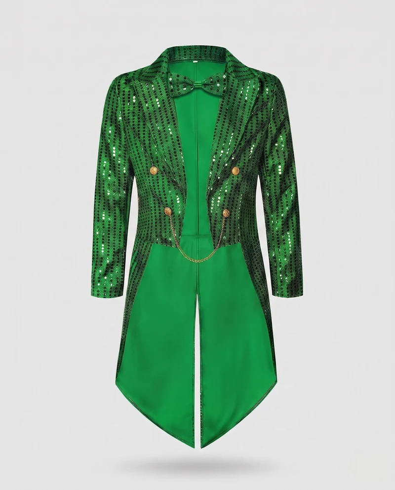 Frauen festlichen Glitzer Blazer Nord Taschen