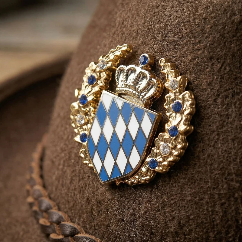 Pin "Wappen Kranz"