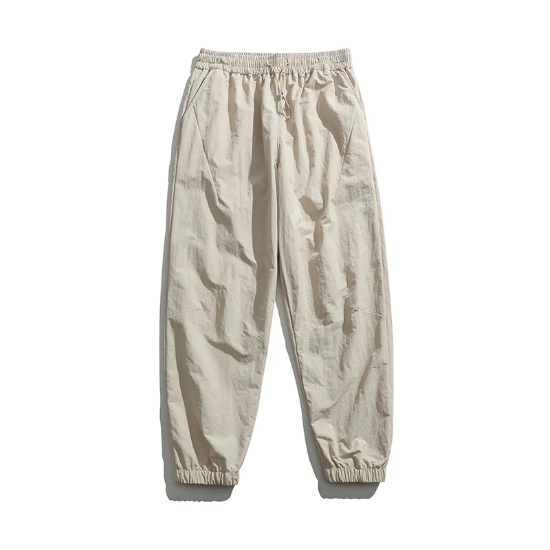Herren Leichte Nylon-Jogginghose mit elastischem Bund, Kordelzug & gerippten Bündchen Nord Taschen