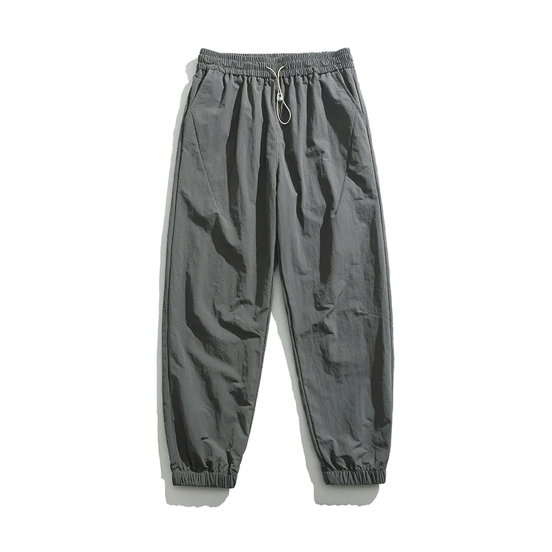 Herren Leichte Nylon-Jogginghose mit elastischem Bund, Kordelzug & gerippten Bündchen Nord Taschen