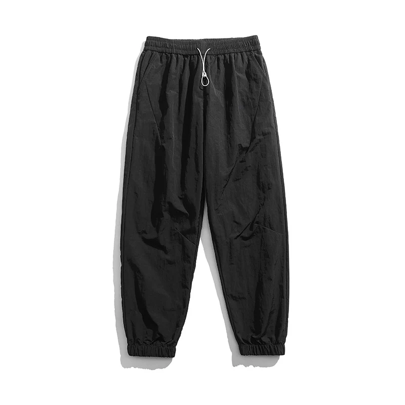 Herren Leichte Nylon-Jogginghose mit elastischem Bund, Kordelzug & gerippten Bündchen Nord Taschen