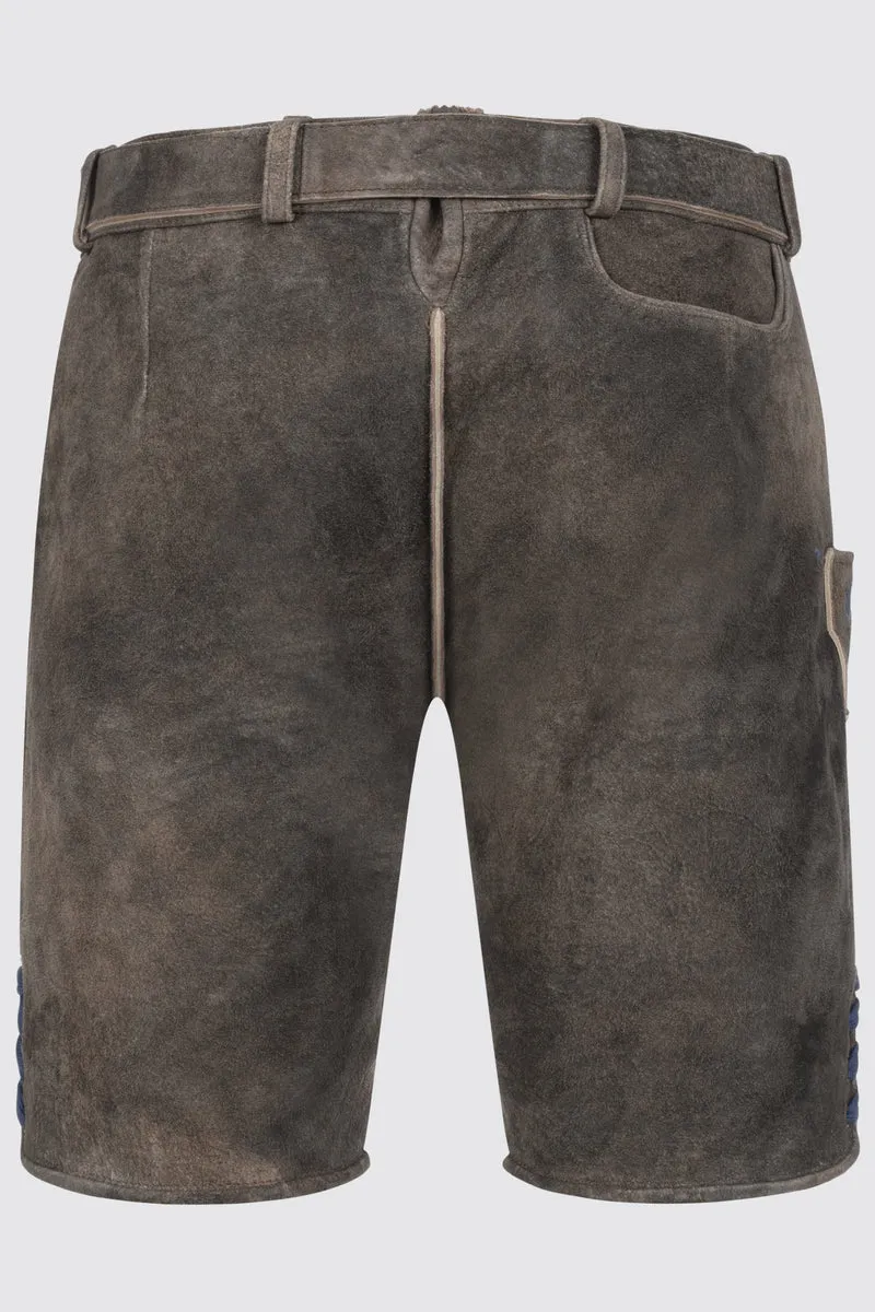 Herren Lederhose VASILI mit Gürtel % - Krüger Buam - 962670-000-0076