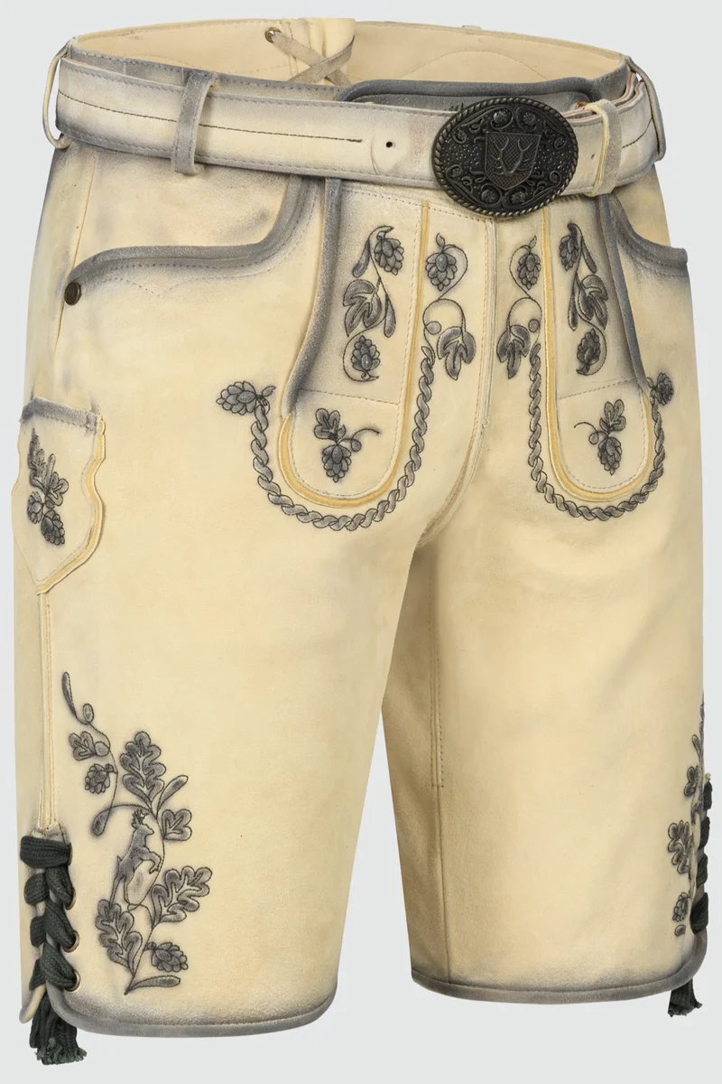 Herren Lederhose NOLAN % mit Gürtel - Krüger Buam - 963069-000-0071