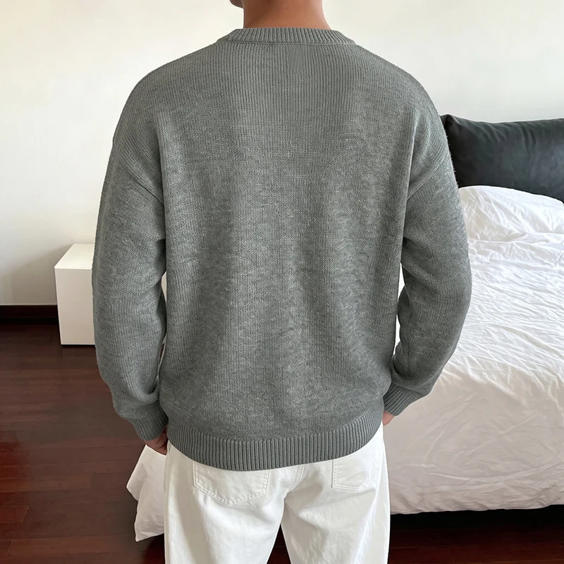 Damen Relaxed-Strickpullover mit Stern-Intarsie, Rundhalsausschnitt & lässigem Sitz Nord Taschen