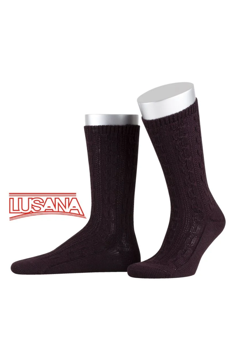 Trachtensocke - Handgekettelte Spitze - Verschiedene Farben - L5697