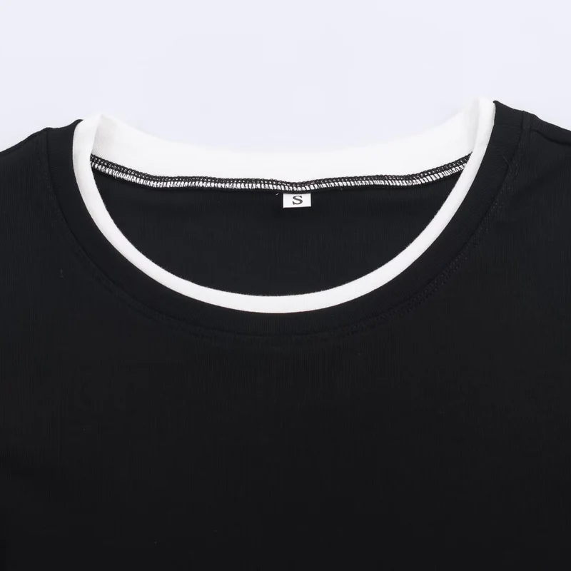 Damen Lässiges Langarm-Layering-Shirt mit doppellagigem Saum und eingesetzten Manschetten Nord Taschen