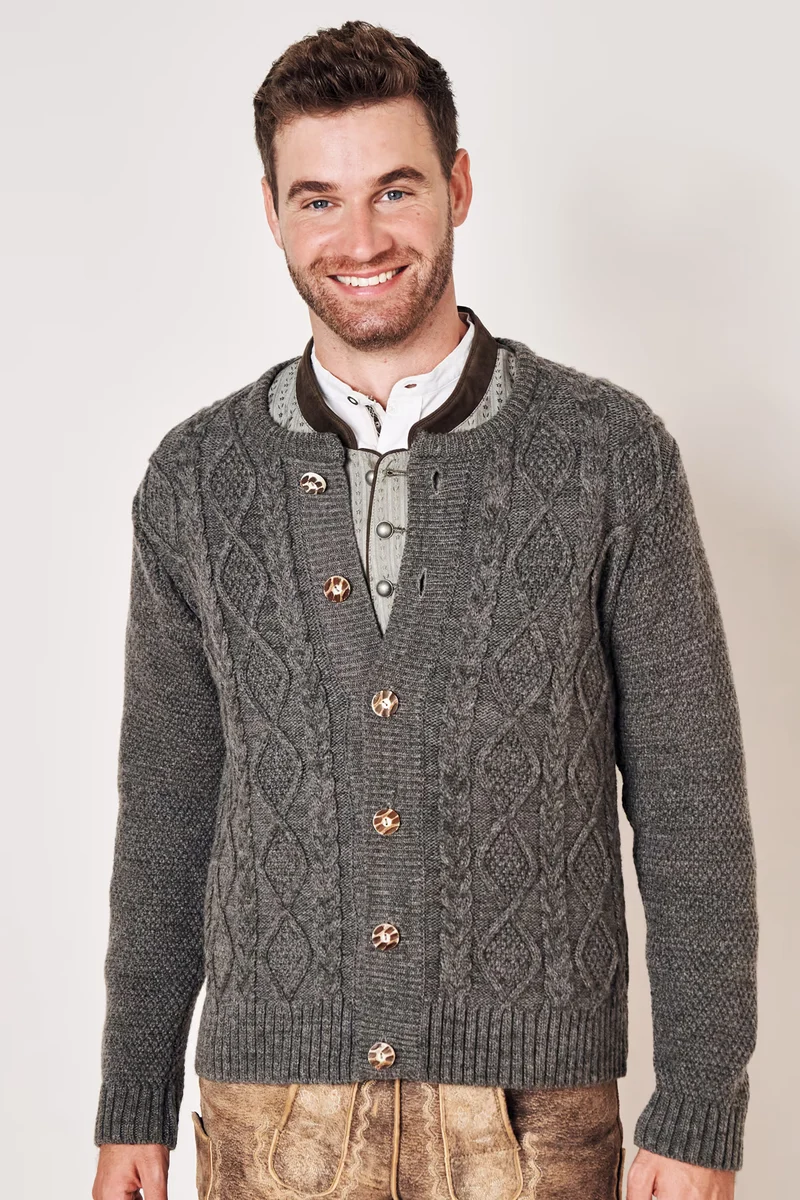 Herren Jacke - MAXI - Krüger Buam - 972165-000-0041 - Strickjacke - Trachtenjacke