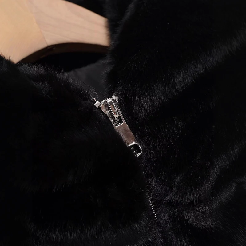 Damen Ärmellose Teddyweste mit Kapuze und Reißverschluss Nord Taschen