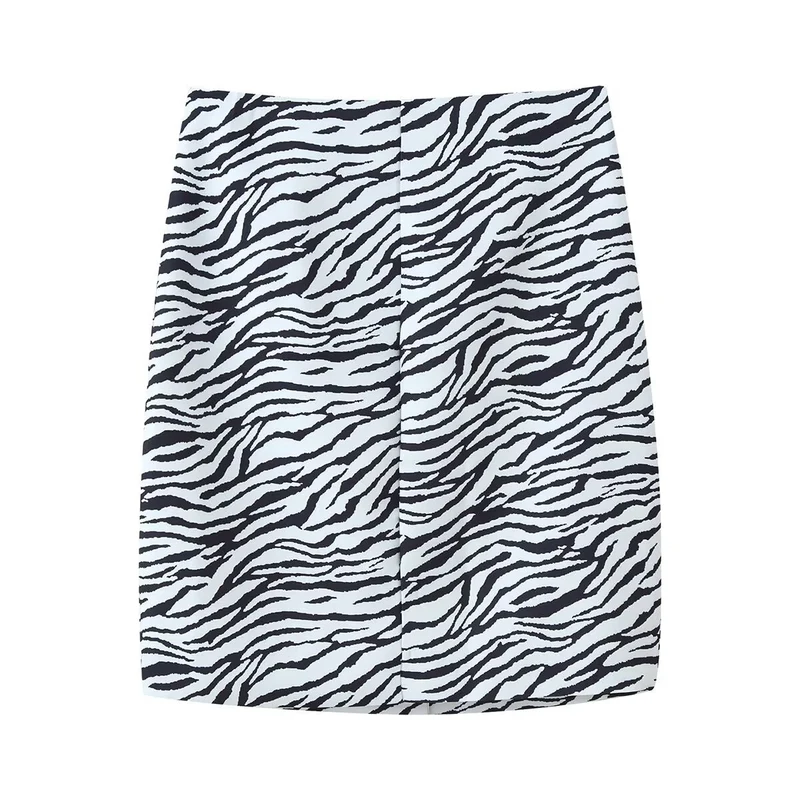 Damen Kurzblazer mit übergroßem Schalkragen und Zebra-Print Nord Taschen