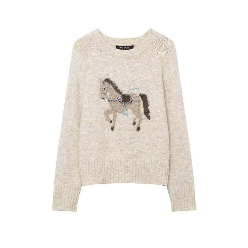 Damen Feinstrick-Cardigan mit gehäkeltem Peter-Pan-Kragen Nord Taschen