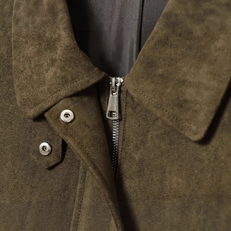 Damen Kurzjacke im Fieldstil aus Wildlederoptik mit XXL-Taschen Nord Taschen
