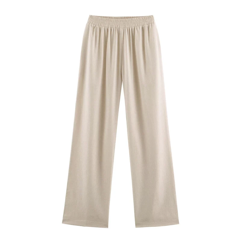 Damen Weite Lounge‑Hose mit elastischem Bund und fließender Viskose‑Qualität Nord Taschen