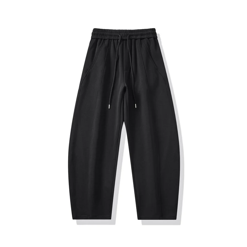 Damen Hochtaillierte Jogginghose im Sculpted‑Cut mit Teilungsnähten und Tunnelzug Nord Taschen