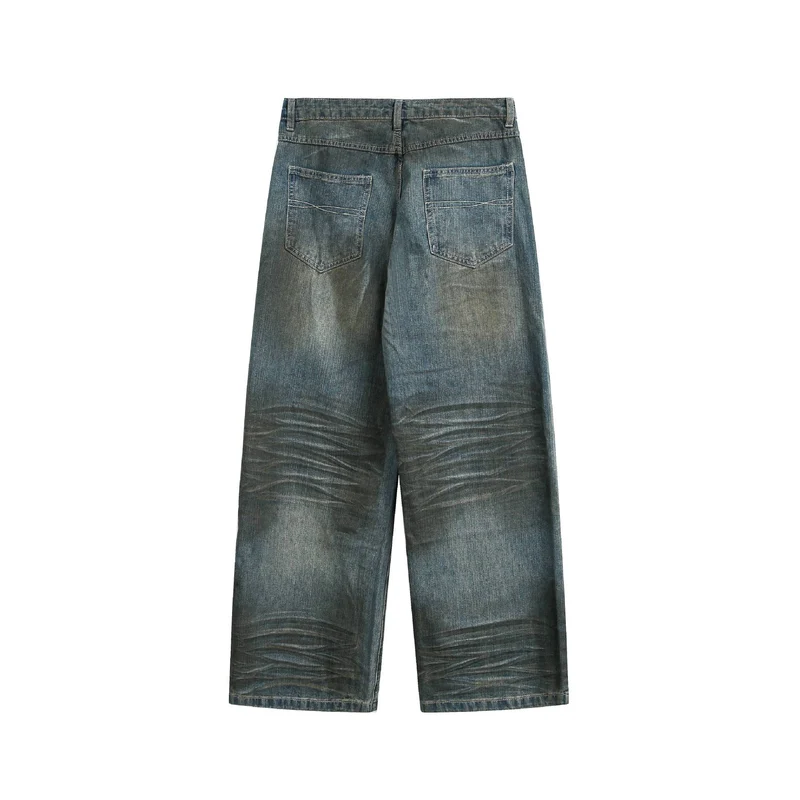 Damen Hochtaillierte Culotte-Jeans mit weitem Bein, markanter Nahtführung und Five-Pocket-Details Nord Taschen