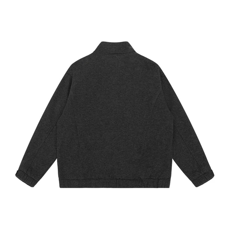 Damen Boxy-Zipjacke mit hohem Stehkragen, Raglanärmeln und verdecktem Reißverschluss Nord Taschen