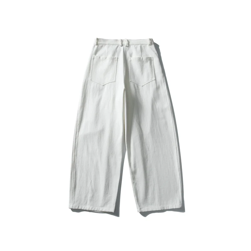 Damen Hochtaillierte Culotte-Hose mit sichtbarer Bügelfalte und weitem Cropped‑Bein Nord Taschen