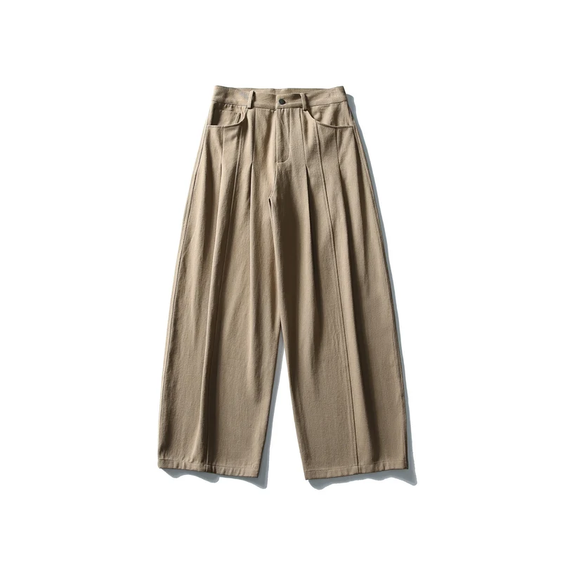 Damen Hochtaillierte Culotte-Hose mit sichtbarer Bügelfalte und weitem Cropped‑Bein Nord Taschen