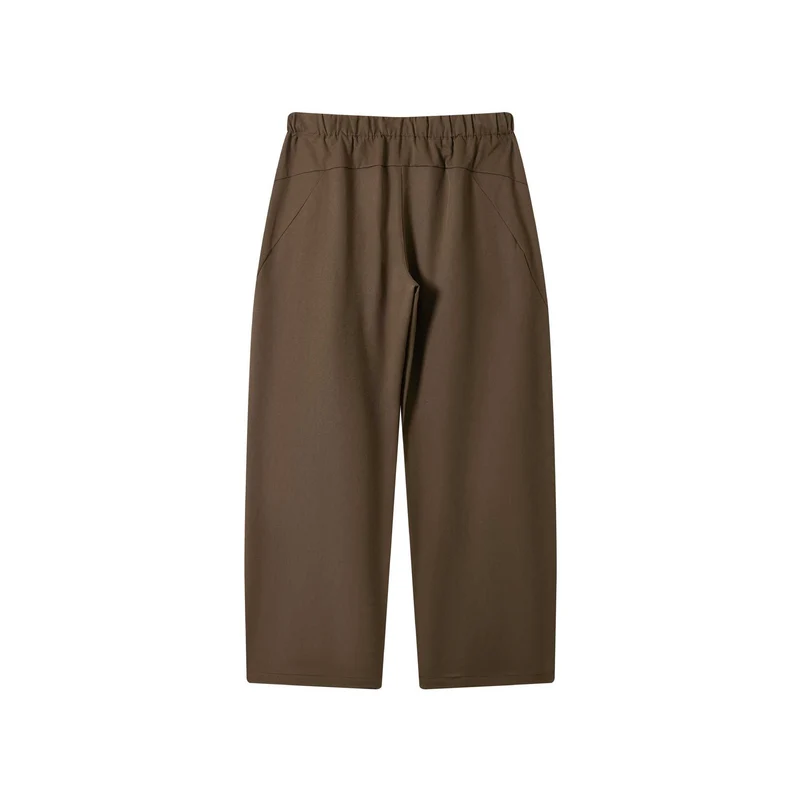 Damen Hochtaillierte Cropped-Hose mit elastischem Bund und markanten Teilungsnähten Nord Taschen